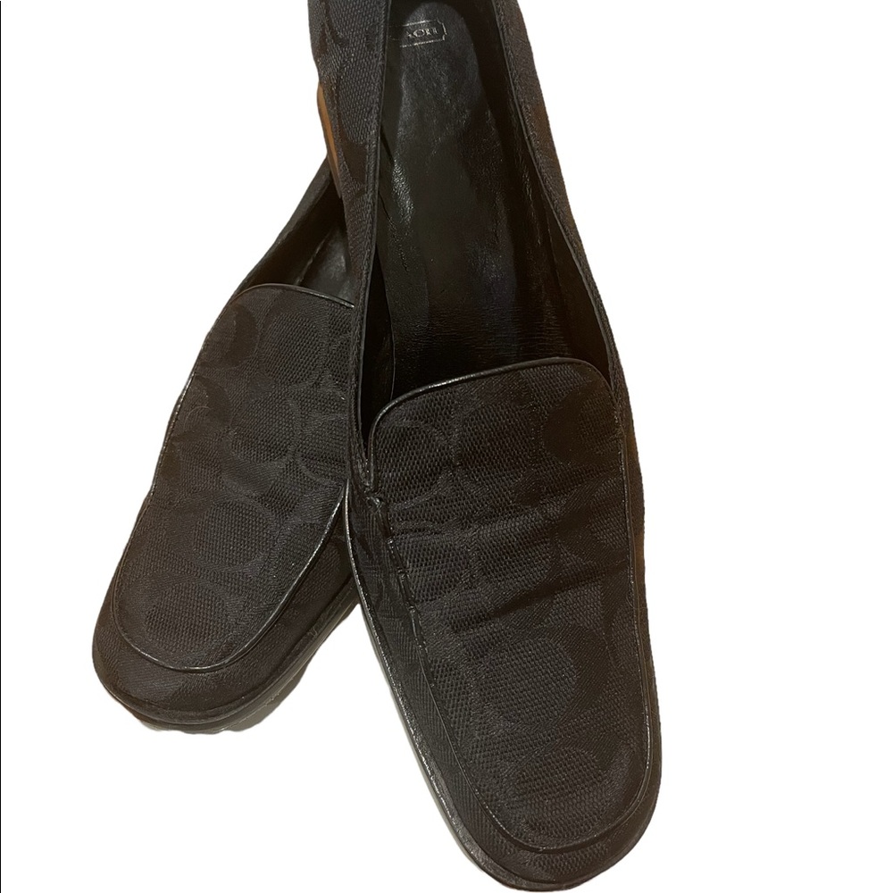 COACH Julia Signature Monogram Loafers
